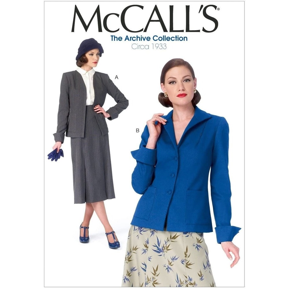 McCall's Sewing Pattern 6995 Jackets Misses Size 14-22